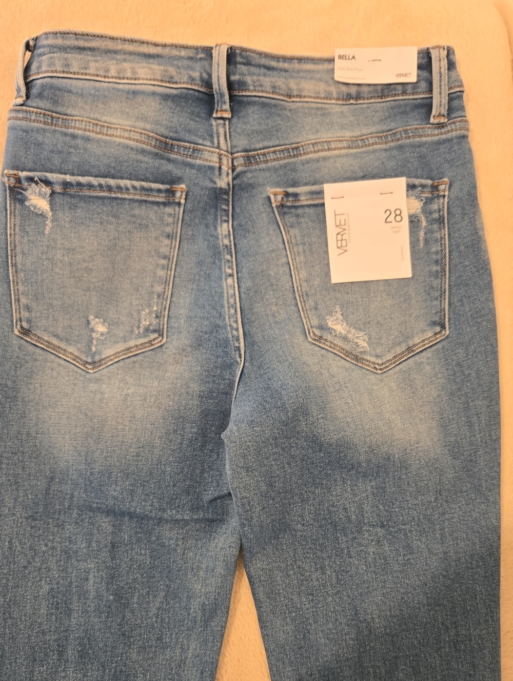 Vervet Bella High Rise Flare Jeans - Picture 7 of 8